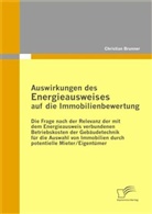 Christian Brunner - Auswirkungen des Energieausweises auf die Immobilienbewertung