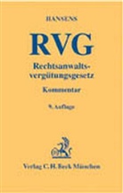 Hansens, Heinz Hansens, Swolan, Swolana, Hein Hansens, Heinz Hansens - Rechtsanwaltsvergütungsgesetz (RVG)