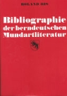 Roland Ris - Bibliographie der berndeutschen Mundartliteratur