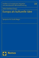Francis Cheneval, Ulrich Haltern, Johannes Helmrath, Claudio Magris, Klaus Reichert, Michael Stolleis... - Europa als kulturelle Idee