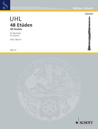 Alfred Uhl - 48 Etüden. Bd.1 - Band 1. Klarinette.