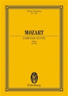 Wolfgang A. Mozart, Wolfgang Amadeus Mozart - Cosi fan tutte KV 588, Partitur
