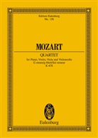 Wolfgang A. Mozart, Wolfgang Amadeus Mozart, Roge Fiske, Roger Fiske - Klavierquartett g-Moll