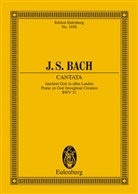 Johann S. Bach, Johann Sebastian Bach, Arnol Schering, Arnold Schering - Kantate Nr.51, Partitur