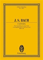 Johann S. Bach, Johann Sebastian Bach, Arnold Schering - Kantate Nr. 80 (Reformations-Kantate), Partitur
