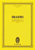 Johannes Brahms, Richard Clarke - Sinfonie Nr.4 e-Moll op.98, Partitur