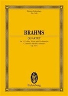 Johannes Brahms, Wilhelm Altmann - Streichquartett c-Moll