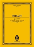 Wolfgang A. Mozart, Wolfgang Amadeus Mozart, Stanley Sadie - Streichquartett d-Moll