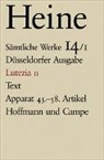Heinrich Heine, Manfred Windfuhr - Sämtliche Werke - Bd. 14/1: Sämtliche Werke. Historisch-kritische Gesamtausgabe der Werke. Düsseldorfer Ausgabe / Lutezia II