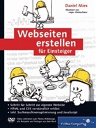 Daniel Mies - Webseiten erstellen für Einsteiger, m. DVD-ROM