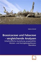 Sabine Schmid - Brassicaceae und Fabaceae - vergleichende Analysen