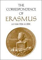 Desiderius Erasmus, James M Estes, James M. Estes - Correspondence of Erasmus