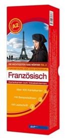 dnf-Verlag GmbH - Die wichtigsten 1000 Wörter Französisch A2, Karteikarten m. Lernbox