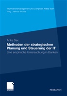 Anke Sax - Methoden der strategischen Planung und Steuerung der IT