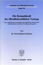 Pavlos-Michael Efstratiou - Die Bestandskraft des öffentlichrechtlichen Vertrags.