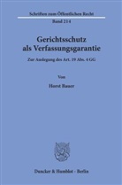 Horst Bauer - Gerichtsschutz als Verfassungsgarantie.