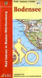 Landesamt für Geoinformation und Landentwicklung B, Landesam für Geoinformation und Landentwi, Lg, LGL - Radkarten Baden-Württemberg: Bodensee
