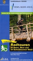 Landesamt für Geoinformation und Landentwicklung B, Landesam für Geoinformation und Landentwi, Lg - Topographische Landkreiskarten Baden-Württemberg: Topographische Landkreiskarte Baden-Württemberg Rems-Murr-Kreis