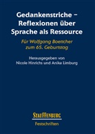 Nicole Hinrichs, Anika Limburg - Gedankenstriche - Reflexionen über Sprache als Ressource