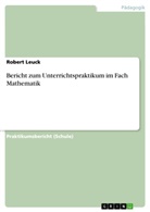 Robert Leuck - Bericht zum Unterrichtspraktikum im Fach Mathematik