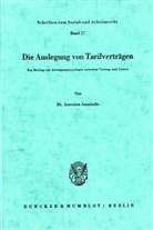 Antonios Ananiadis - Die Auslegung von Tarifverträgen.
