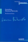 Sammlung Harrison Birtwistle, Musikmanuskripte