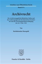 Bartholomäus Manegold - Archivrecht