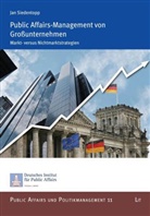 Jan Siedentopp - Public Affairs-Management von Großunternehmen