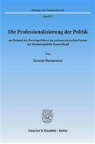 Kerstin Burmeister - Die Professionalisierung der Politik