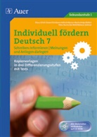 Astrid Heindl-Ruppenthal, Inka Hoffmann, Monika Kubitschek, u a, u.a., Katharin Schlamp... - Individuell fördern Deutsch: Individuell fördern 7 Schreiben: Informieren, m. 1 CD-ROM