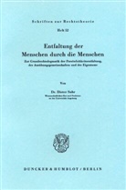 Dieter Suhr - Entfaltung der Menschen durch die Menschen.
