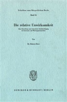Hubert Beer - Die relative Unwirksamkeit.