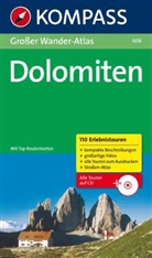 Kompass Großer Wander-Atlas Dolomiten, m. CD-ROM