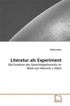 Tobias Heinz - Literatur als Experiment