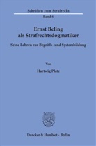 Hartwig Plate - Ernst Beling als Strafrechtsdogmatiker.