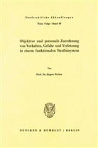 Jürgen Wolter - Objektive und personale Zurechnung von Verhalten, Gefahr und Verletzung in einem funktionellen Straftatsystem.