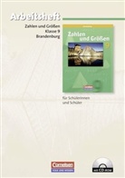 Reinhold Koullen, Udo Wennekers - Zahlen und Größen, Sekundarstufe I, Brandenburg, Neubearbeitung: 9. Schuljahr, Arbeitsheft m. CD-ROM