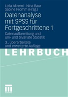 Akrem, Leila Akremi, Bau, Nin Baur, Nina Baur, Fromm... - Datenanalyse mit SPSS für Fortgeschrittene. Bd.1