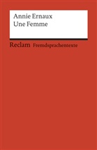Annie Ernaux, Wolfgang Ader - Une Femme