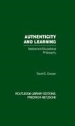 David Cooper, David (University of Durham Cooper, Mr David Cooper, Cooper David - Authenticity and Learning Nietzsche''s Educational Philosophy