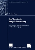 Jochen Bigus - Zur Theorie der Wagnisfinanzierung