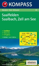 Kompass Karten: Kompass Karte Saalfelden, Saalbach, Zell am See
