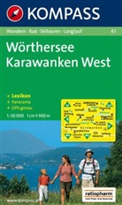 Kompass Karten: Kompass Karte Wörthersee, Karawanken West