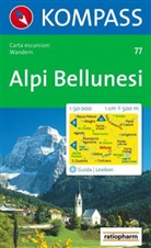 Kompass Karten: Kompass Karte Alpi Bellunesi