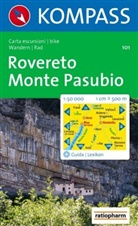 KOMPASS-Karte GmbH, KOMPASS-Karten GmbH, KOMPASS-Karten GmbH - Kompass Karten: KOMPASS Wanderkarte 101 Rovereto - Monte Pasubio 1:50.000