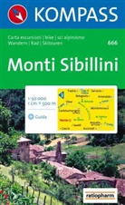 Kompass Karten: Kompass Karte Monti Sibillini