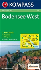 Kompass Karten: Kompass Karte Bodensee, West