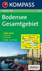 Kompass Karten: Kompass Karte Bodensee, Gesamtgebiet