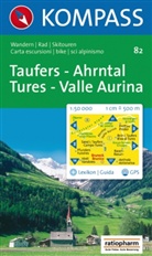 Kompass Karten: Kompass Karte Taufers, Ahrntal. Tures, Valle Aurina