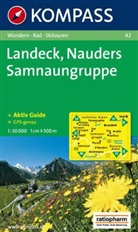 Kompass Karten: Kompass Karte Landeck, Nauders, Samnaungruppe